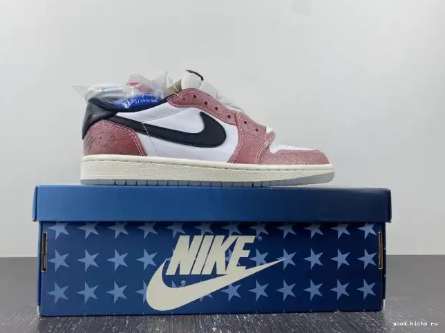 'RED BLACK' LOW 1 X JORDAN AIR OG ROOM TROPHY FN0432-017 0528